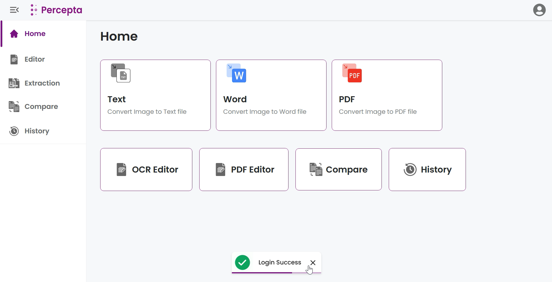 Dashboard Page